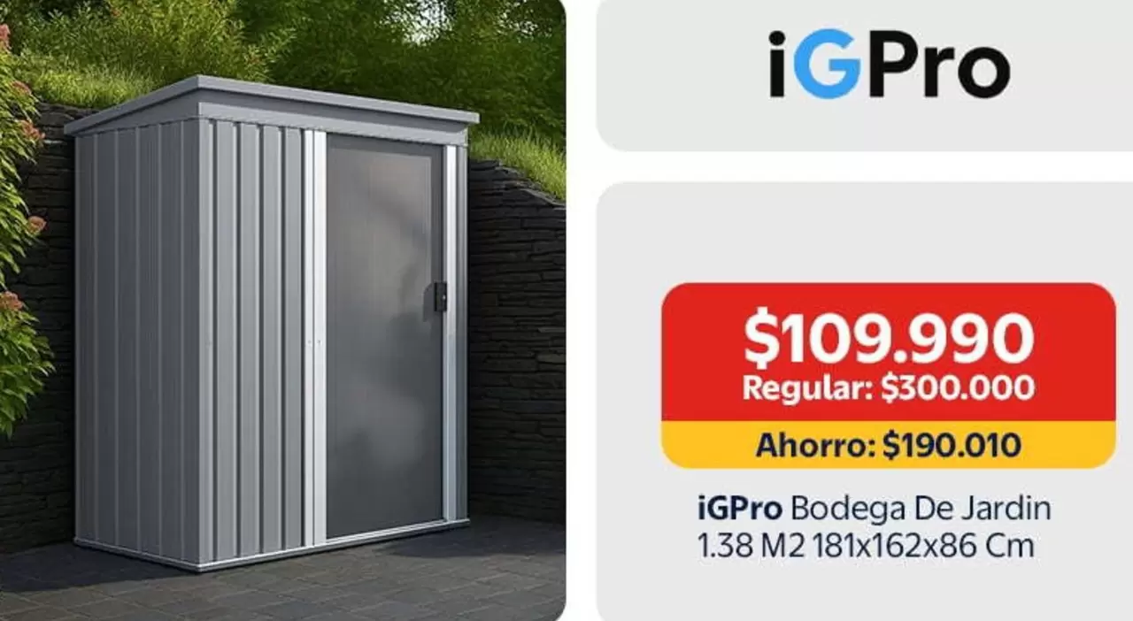 IGPRO Bodega de Jardín
