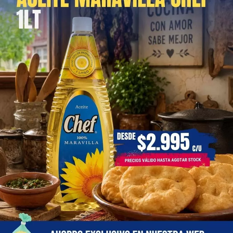 Chef - Precios Valdo Hasta Agostar Stock
