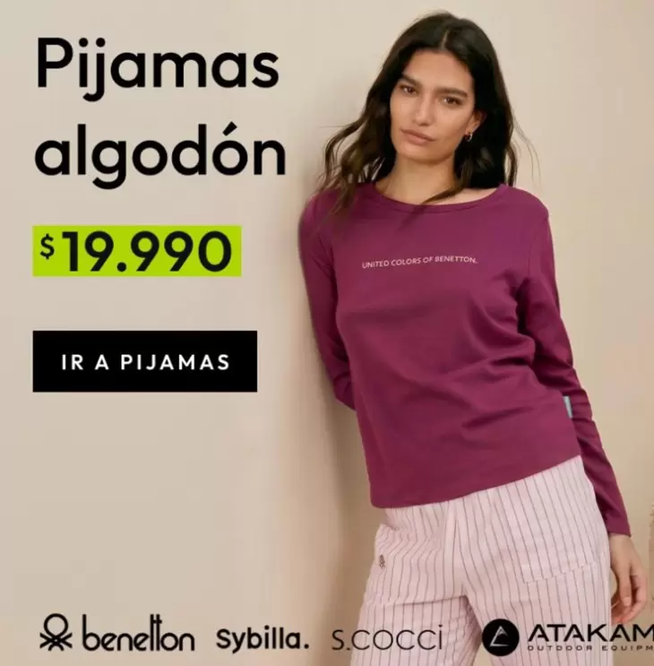 United Colors of Benetton - Pijamas Algodón