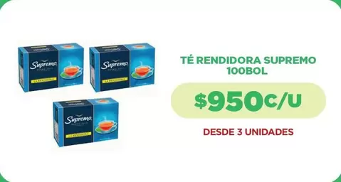 Té Supremo - Té Rendidora