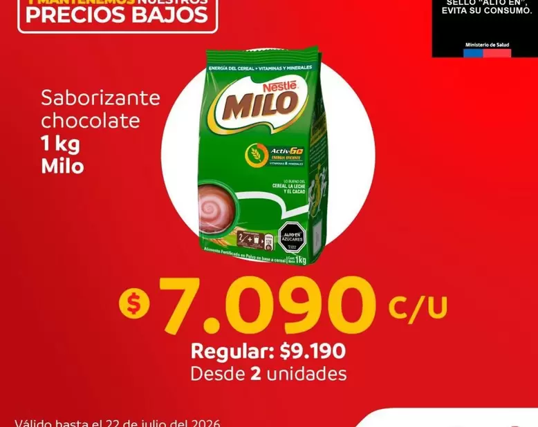 Milo - Saborizante Chocolate