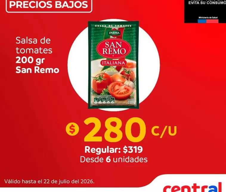 San Remo - Salsa De Tomates