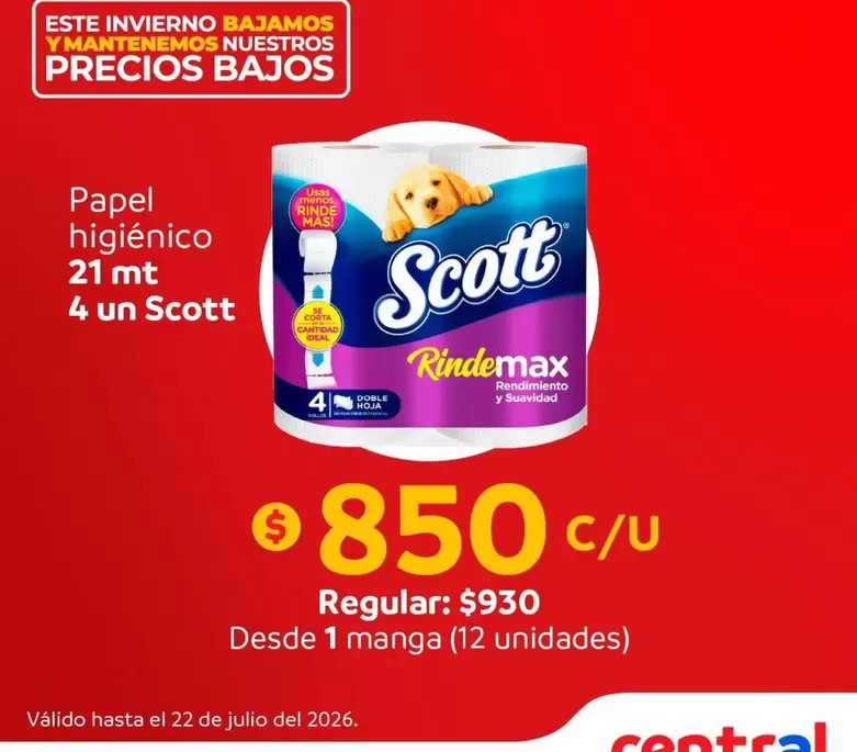 Scott - Papel Higienico