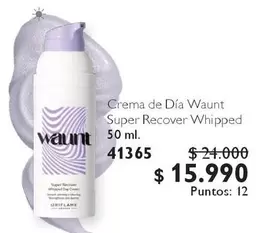 Crema De Día Wuunt Super Recover Whipped