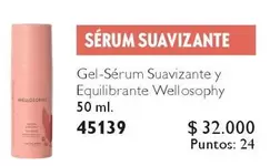 Gel-Serum Suavizante Y Equilibrante Wellosophy