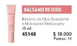 Balsamo De Ojos Suavizante E Hidratante Wellosophy