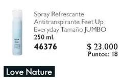 Jumbo - Spray Refrescante Antitranspirante Feet Up Everyday Tamano