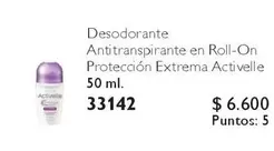Desodorante Antitranspirante En Roll-On Proteccion Extrema Activelle