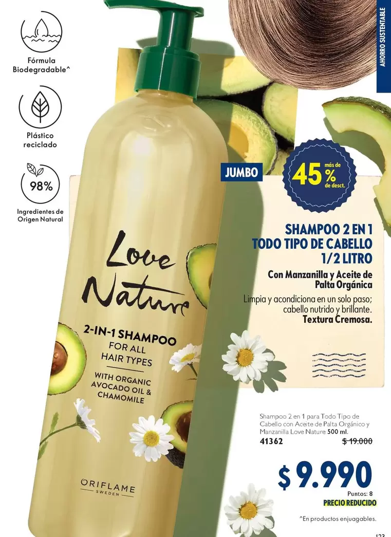 Jumbo - Shampoo 2 En 1 Todo Tipo De Cabello 1/2 Un