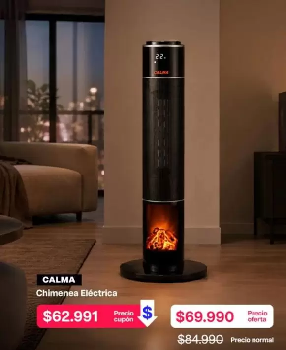 Calma - Chimenea Eléctrica