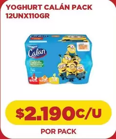 Calán - Yoghurt Pack 12unx110gr