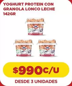 Leche Sur - Yoghurt Protein Con Granola Lonco