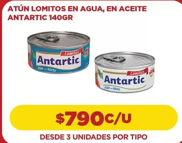 Antartic - Atun Lomitos En Agua, En Aceite