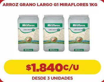 Miraflores - Arroz Grano Largo G11