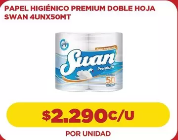 Swan - Papel Higienico Premium Doble Hoja