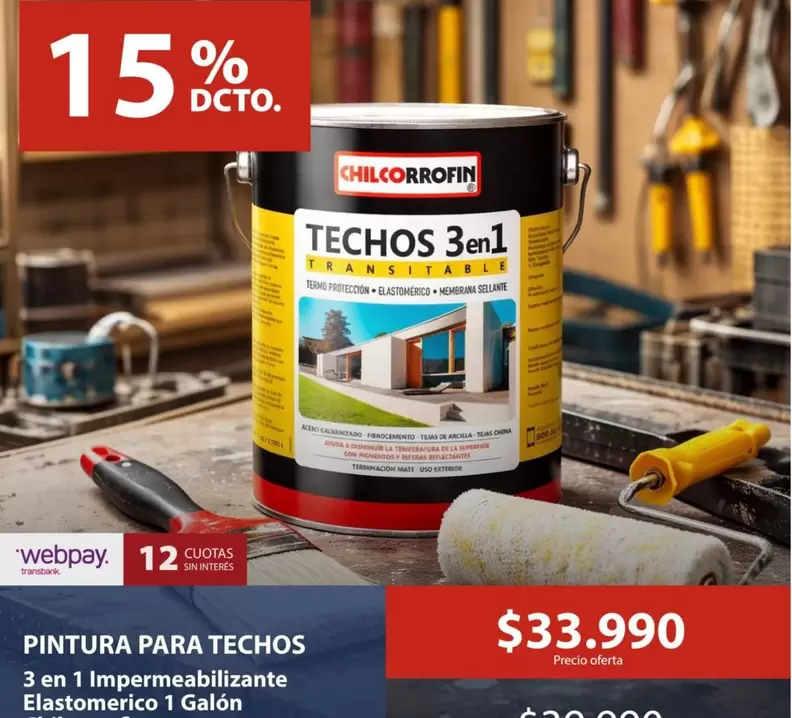 Chilcorrofin - Pintura Para Techos