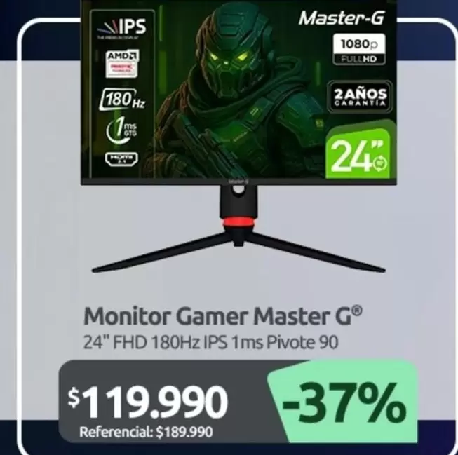 Master-G - Monitor Gamer Master