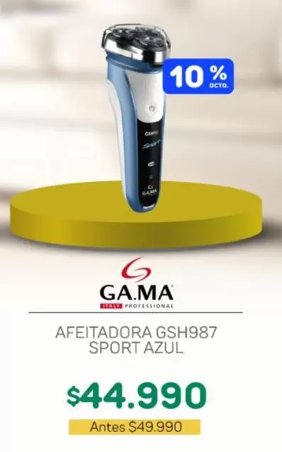 Ga.Ma - Afeitadora Gsh987 Sport Azul