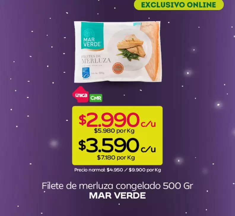 Mar Verde - Filete De Merluza Congelado