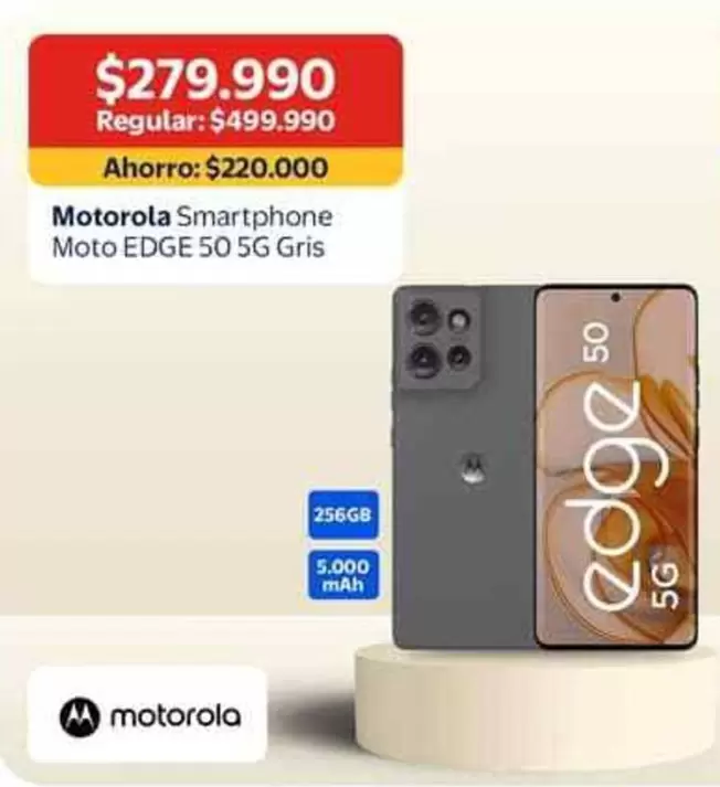 Motorola - Smartphone Moto Edge 50 5G Gris