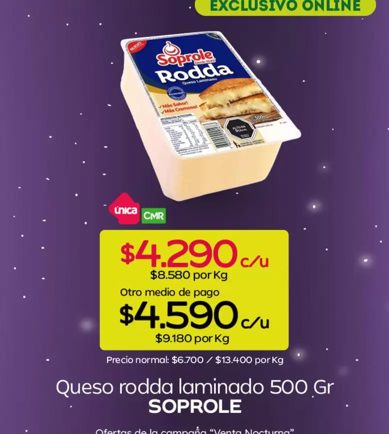 Soprole - Queso Rodaba Laminado
