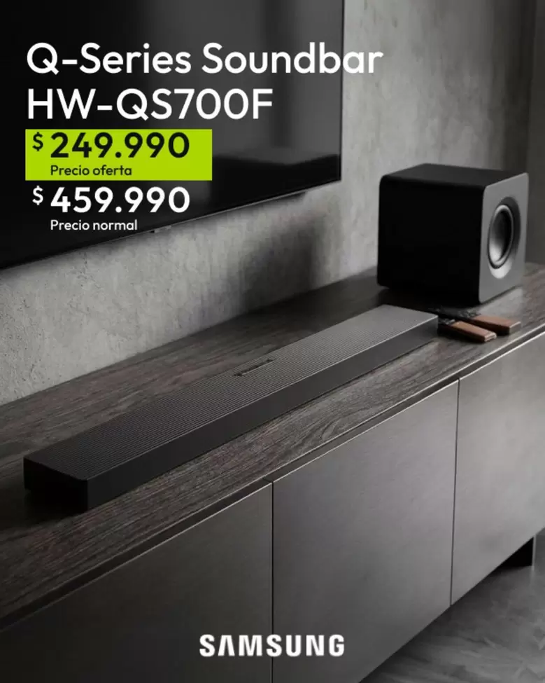 Samsung - Q-Series Soundbar HW-QS700F