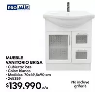 Mueble Vanitrio Brisa