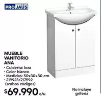 Mueble Vanitorio Ana