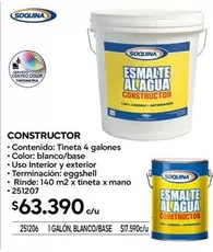 Soquina - Contructor