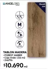 Tablon Madera Forest Amber