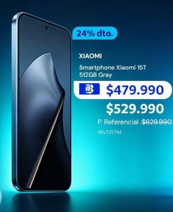 Xiaomi - Smartphone 15T 512GB Gray