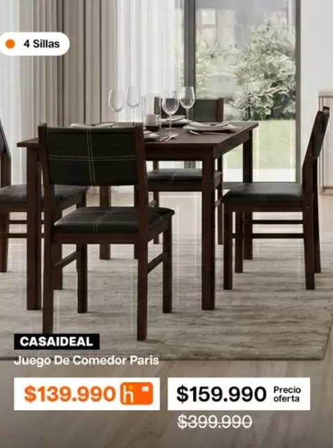 Juego De Comedor Paris