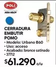 Urbano - Cerradura Embutir