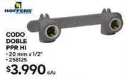 Hoffens - Codo Doble PPR HI