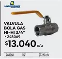 Hoffens - Valvula Bola Gas