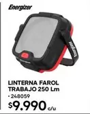 Energizer - Linterna Farol Trabajo 250 Lm
