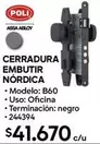 Cerradura Embutir Nordica