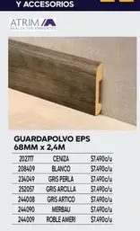 Perla - Guardapolvo Eps 68mm 2,4m