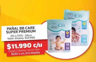 Valor - Pañal Bb Care Super Premium