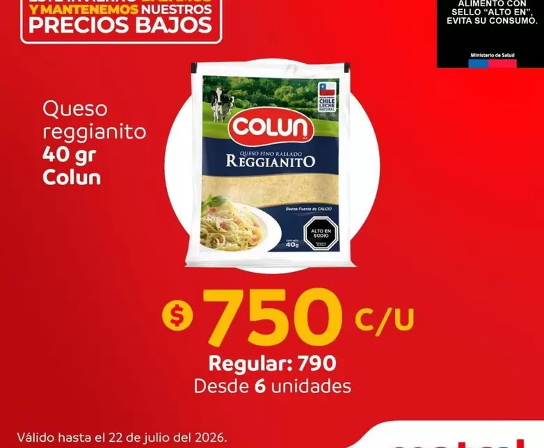 Colun - Queso Reggianito