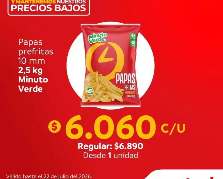 Minuto Verde - Papas Prefritas