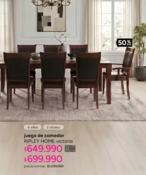 Victoria - Juego De Comedor Ripley