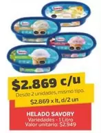 Savory - Helado
