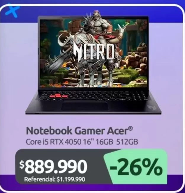 Acer - Notebook Gamer