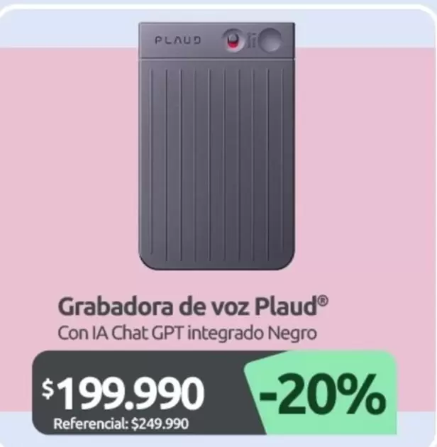 Grabadora de Voz Plaud