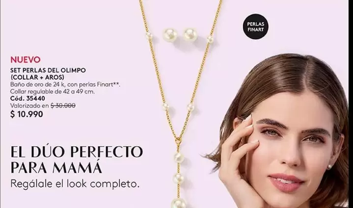 Set Perlas Del Olimpo (Collar + Argos)