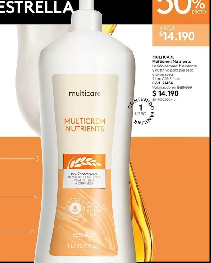 Multicare - Multicrem Nutrients