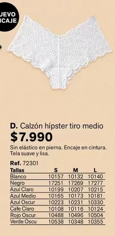 Suave - Calzon Hipster Tiro Medio