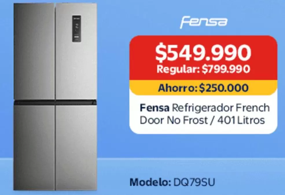 Fensa - Refrigerador French Door No Frost