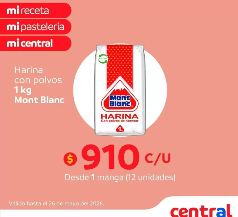 Mont Blanc - Harina Con Polvos